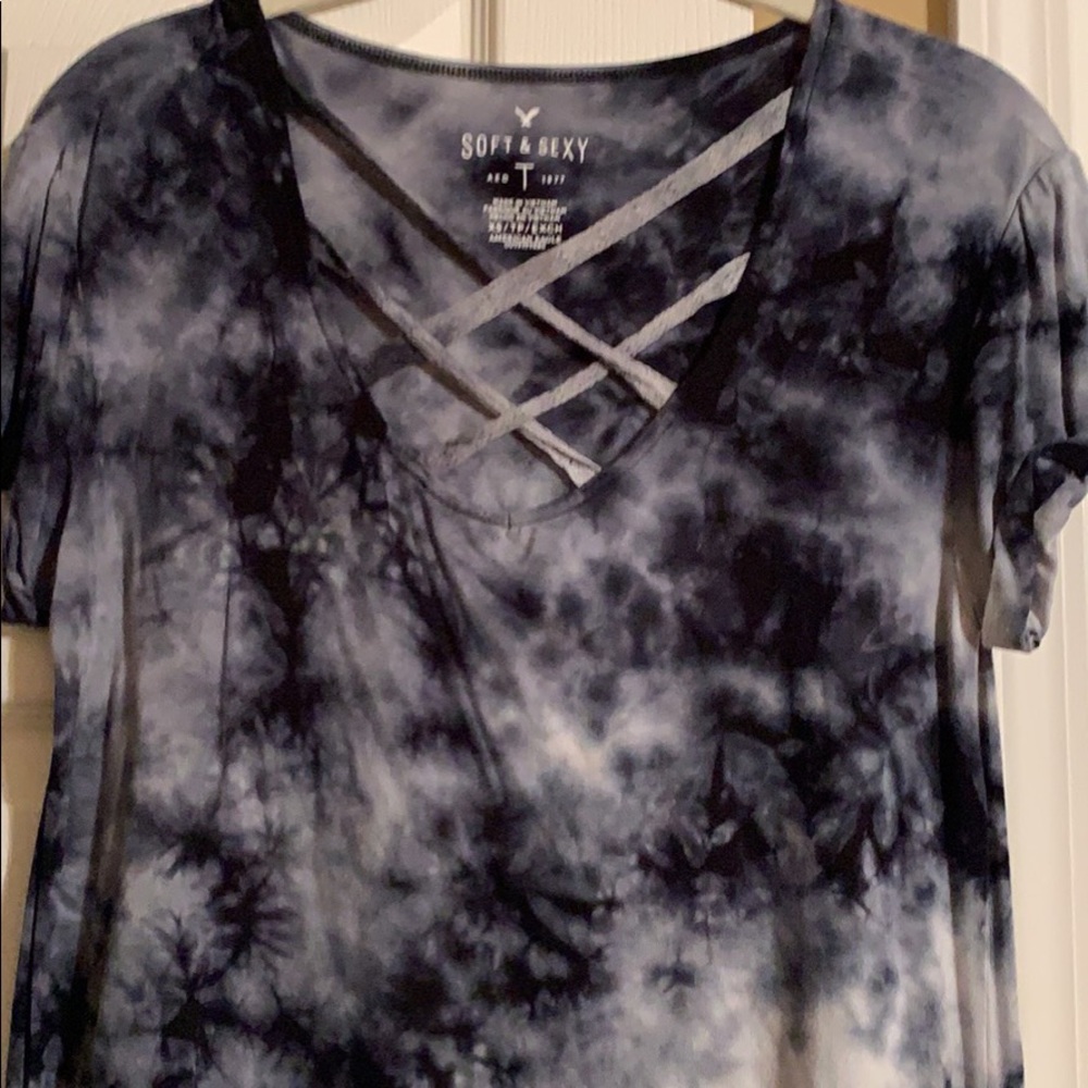 Blue and White Tye Dye